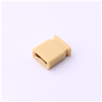 2.54mm Short Circuit Cap/Jumper Cap, Closed Top, KH-2.54TXM-BK-6.5H-Y
